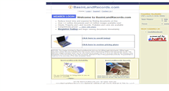 Desktop Screenshot of basinlandrecords.com